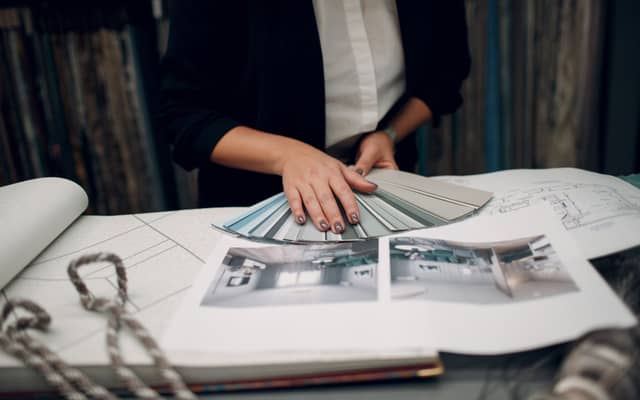 Illustration - Site web pour décorateur d'intérieur
