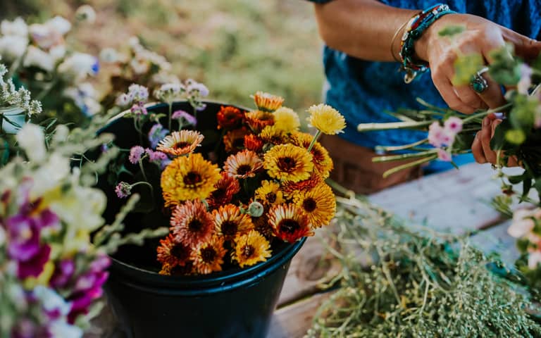 Illustration - Site web pour fleuriste