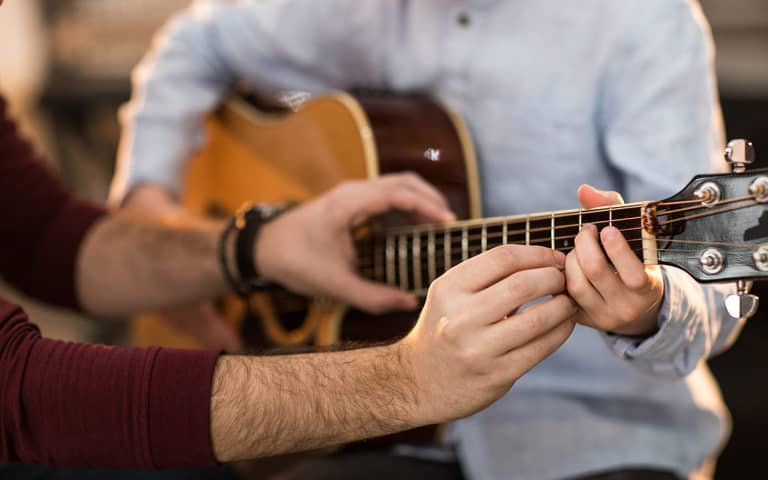 Illustration - Site web pour professeur de guitare