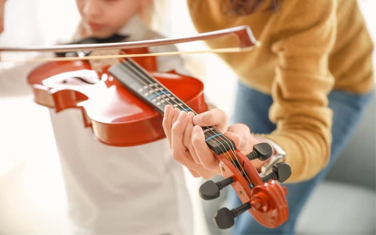 Illustration - Site web pour professeur de violon